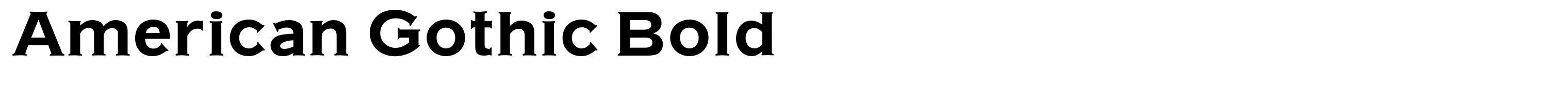 American Gothic Font | Webfont & Desktop | MyFonts